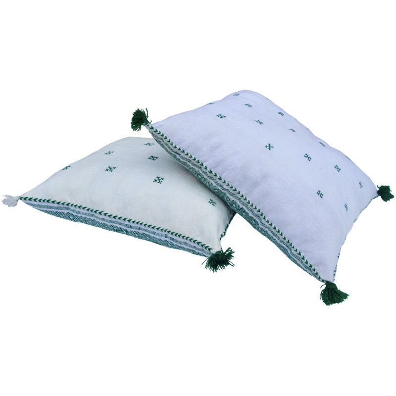 Wool Rectangular Pillow Cover & Insert