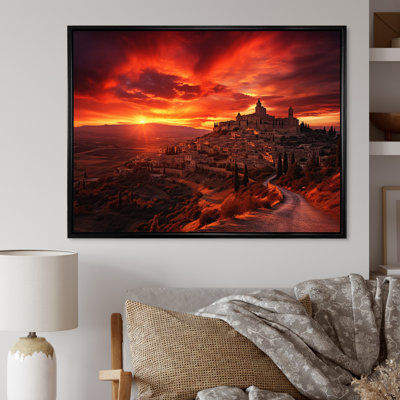 Kokou, Espagne, lever de soleil sur toile