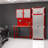 Seville Classics UltraHD 2-Piece Pegboard Set w/ 23 Piece Hook Assortment-98577882