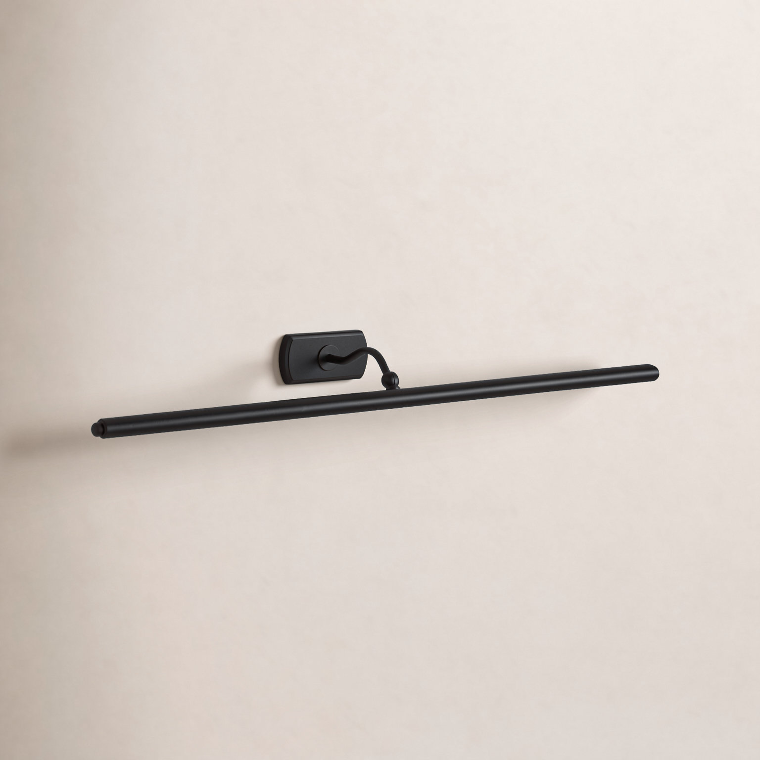 Linnea LED Plug-in Picture Light, Aged Iron, 2.38" H x 30" W x 9" D