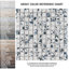 Carreau de mosaïque de porcelaine pour plancher et mur 11-5 / 8 "x 11-5 / 8" Merola Tile Strawberry Fields