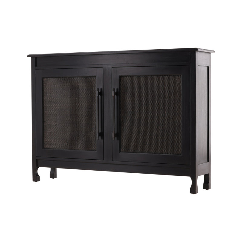 Furniture Classics Black Dalia Mahogany Accent Cabinet