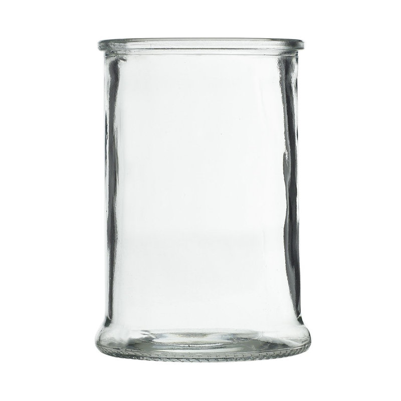 Deayra Handmade Glass Table Vase, 4.5" H x 3" W x 3" D