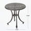 Table d'appoint d'extérieur en aluminium
