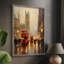 «Christmas Holiday Art DCC XXXII», reproduction d'art encadrée - bois massif XMA171224-1404969283