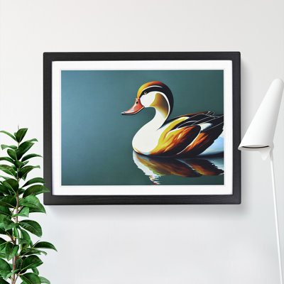 Electrifying Duck - Single Picture Frame Painting