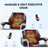 Oversized Ergonomic Office Chair with Heat & Massage, Adjustable Height, Reclining & Retractable Footrest&4-Point Massage