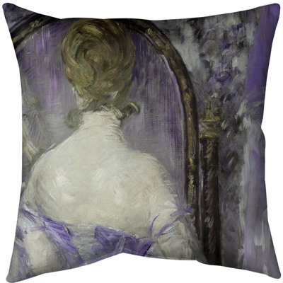 Coussin avant le miroir