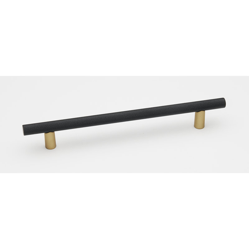 Poignée barre Vita Bella, Champagne / noir mat, 6"