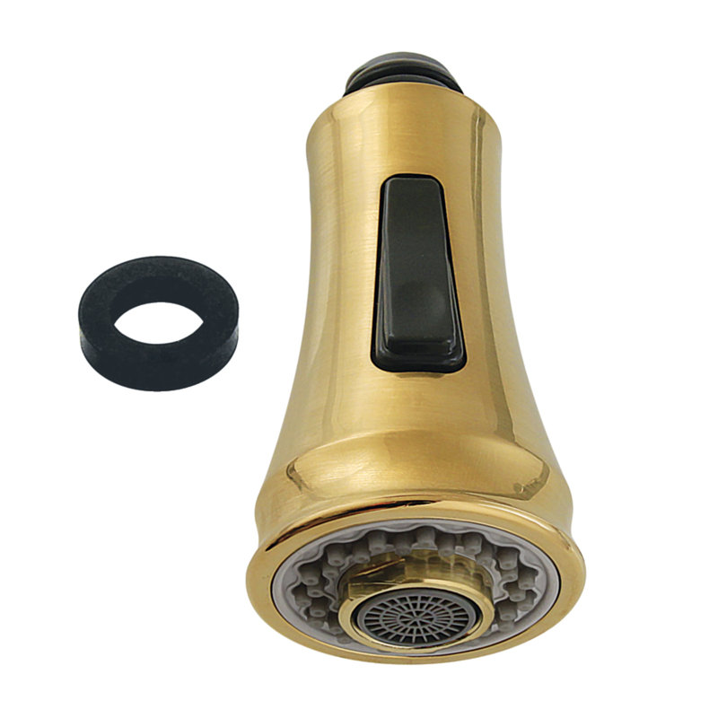 Kingston Brass Made To Match 2-Function Pull-Down Kitchen Faucet Sprayer, Brushed Brass