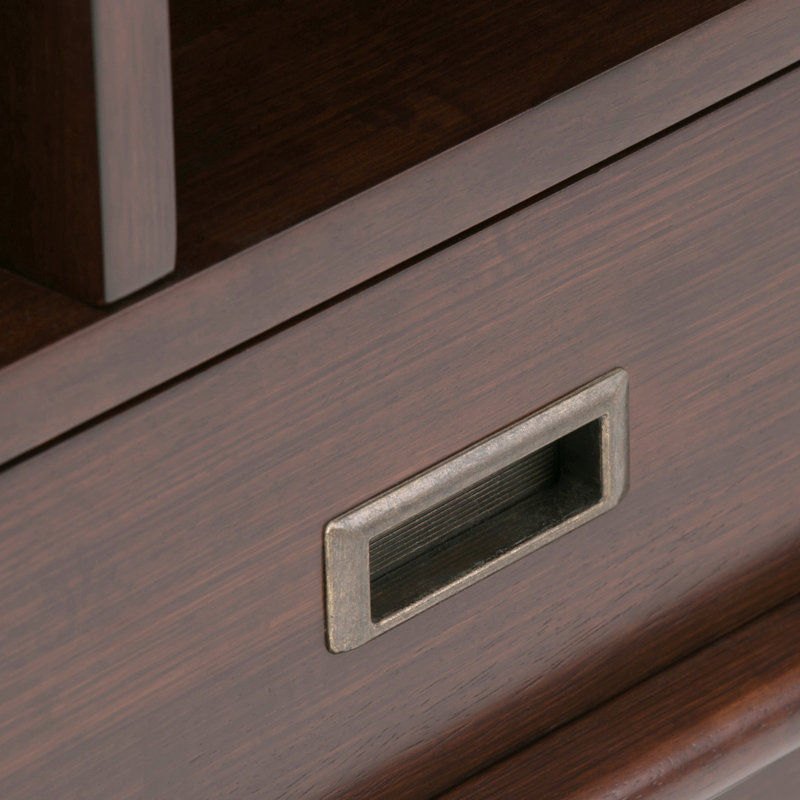 Bibliothèque et unité de rangement Mid-Century, Dark Brown