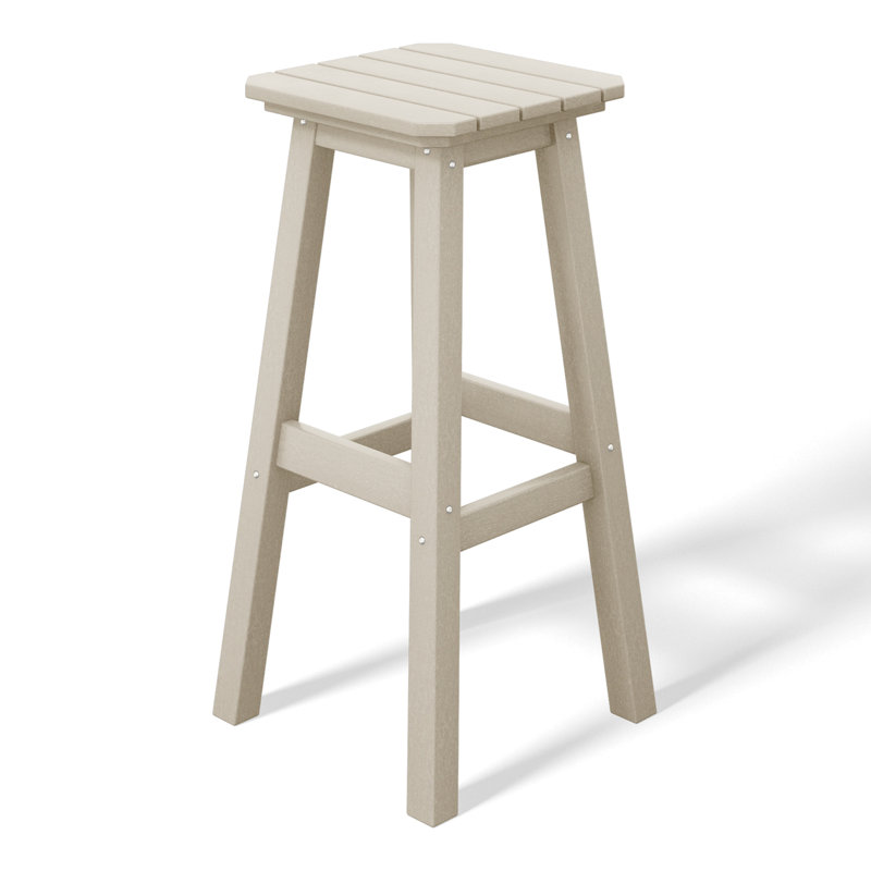 Tabouret d'extérieur Laguna, Gris clair