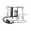 Ensemble de cuisinière à double jet en acier inoxydable de 12 po King Kooker