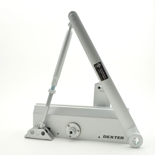 Door Accessory, Aluminum, 3.9" H x 5" W x 12.25" D