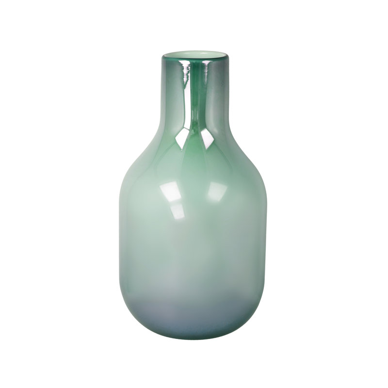 Glass Table Vase 1, 34cm H x 17cm W x 17cm D