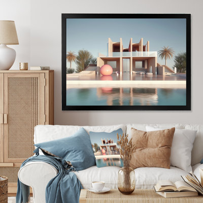 «Architectural Grace Futuristic Minimal», reproduction d'art sur toile