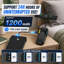 Lampe de lecture portable rechargeable à DEL avec pince, détecteur de mouvement, 3 températures de couleur, 6 modes d'éclairage, col de cygne ajustable et éclairage doux pour les yeux, idéale pour la lecture et les études.