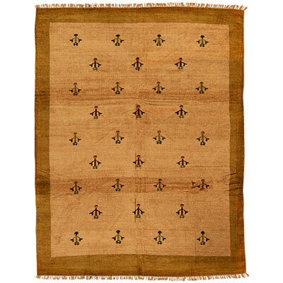 Hand Knotted Cotton Area Rug
