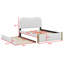Lit plateforme tapissier avec pieds et gigogne en bois-523672001-523672002