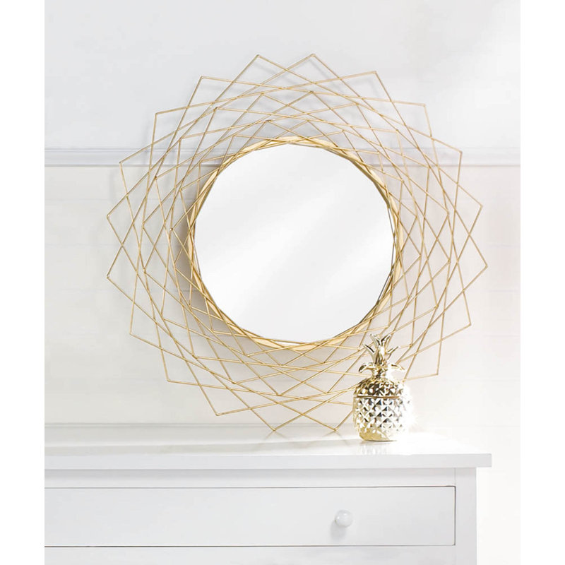 Metal Flat Wall Mirror