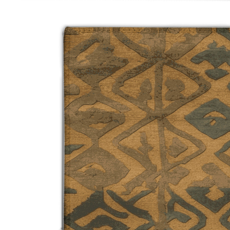 Tapis brun intérieur et extérieur Trellis, Rectangulaire 2 pi x 3 pi