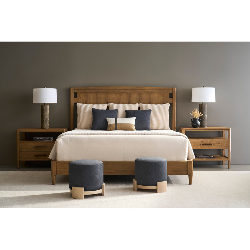 Maxwell 1 - Drawer Solid Wood Nightstand, Sunlit Oak