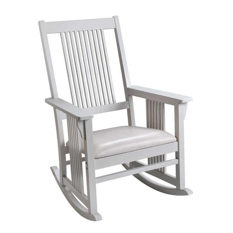 Chaise à bascule Arcola, Blanc