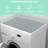 Washer And Dryer Covers, 2 Pieces Washer Dryer Top Protector Mat, Diatomite Rubber Washing Machine Top Covers Non-Slip Scratch Protection Dust-Proof