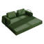 Canapé-lit convertible avec coussin cylindrique et structure de forme fixe-912767255