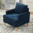 Accent Chair With Solid Wood Legs-111700368