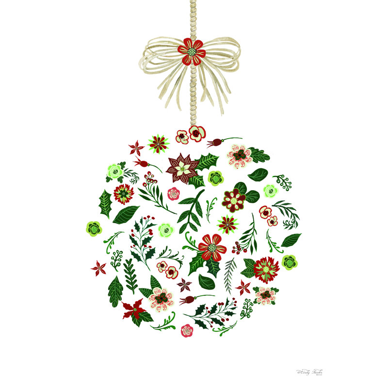 Ornement de Noël II - impression, H 32 po x l 24 po