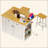 48 Inch Large Kitchen Island With Drop Leaf,Power Outlet,Internal Storage Rack,Rolling Kitchen Storage Cart On 5 Wheels With 5 Open Side Racks For Kitchen,Dining Room(Not Include Stools)-198201928
