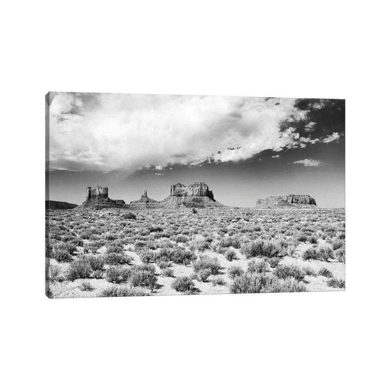 Famous Monument Valley by Philippe Hugonnard - Wrapped Canvas Print, 66.04 cm H x 45.72 cm W x 1.91 cm D