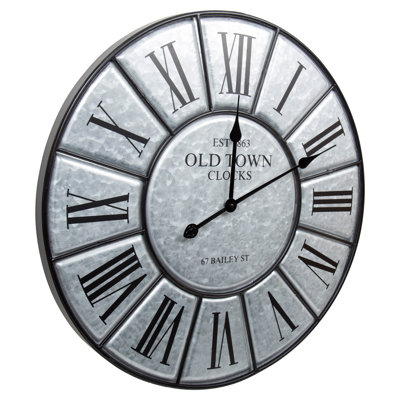 Très grande horloge murale 24,5 po