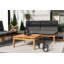 Table basse d'extérieur 100% bois de teck massif et aluminium Amazonia