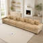 Canapé d'angle modulaire surdimensionné Cloud avec velours côtelé haut de gamme, accoudoirs extra-épais, coussins résistants et 12 coussins décoratifs pour un confort et un style ultimes.-1535994107