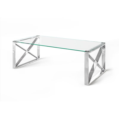 Cochrane Clear Glass Coffee Table