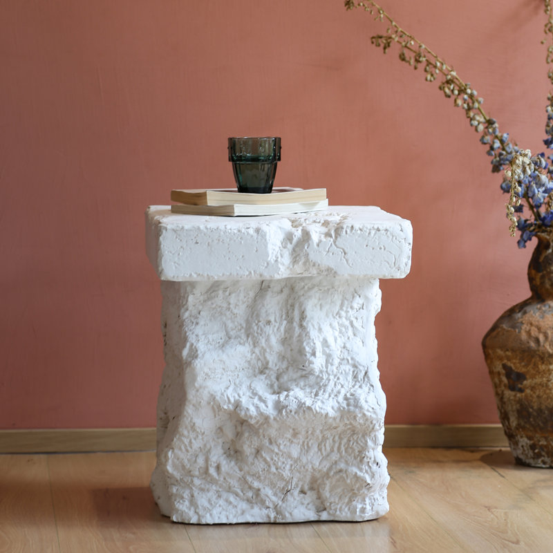 Rectangular Outdoor Side Table , 15.25 " W 15.25 " D
