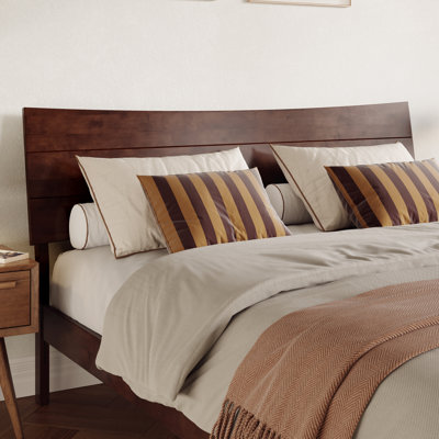 Phoenix Queen Wood Panel Headboard, Walnut
