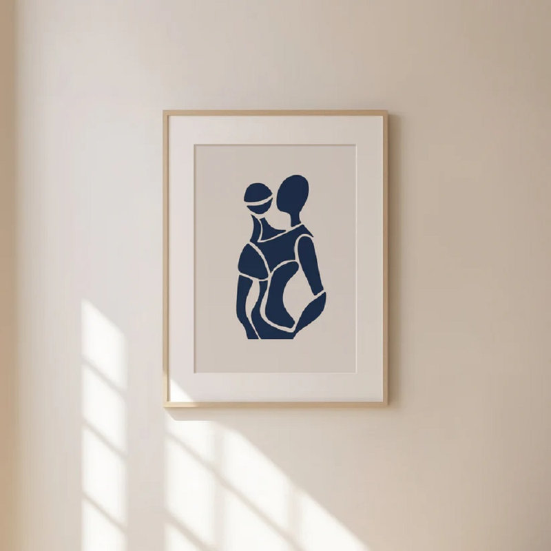Abstract Bluefigure Print 2, 40cm H x 30cm W