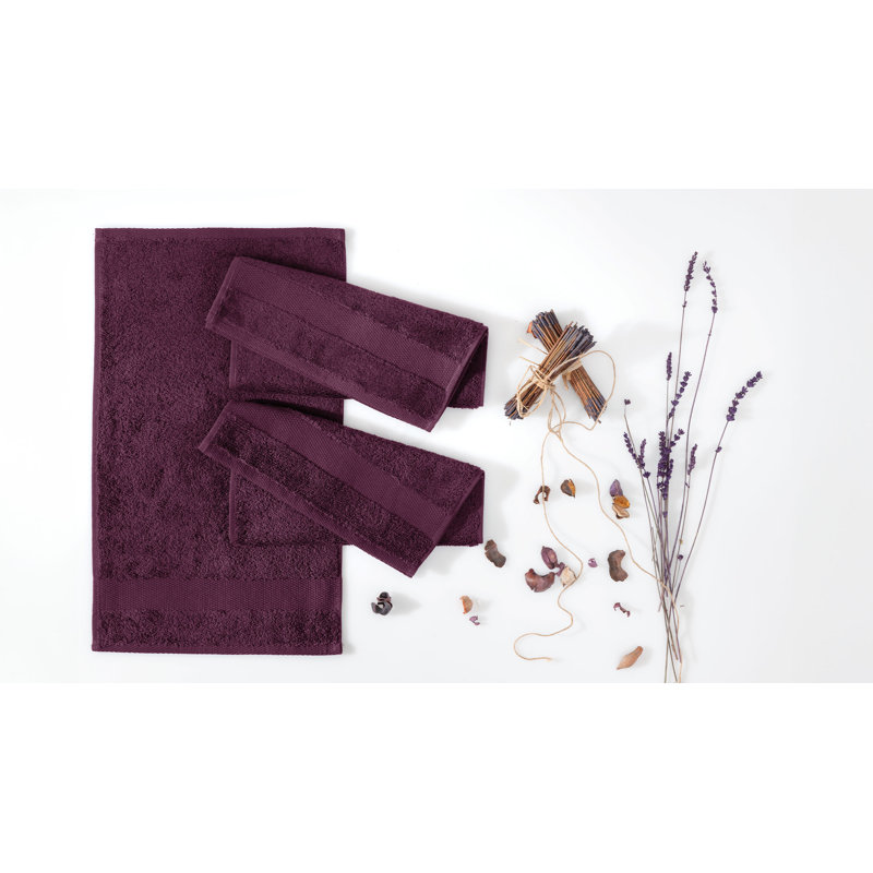 Lavar Midweight Fingertip Towel, Purple