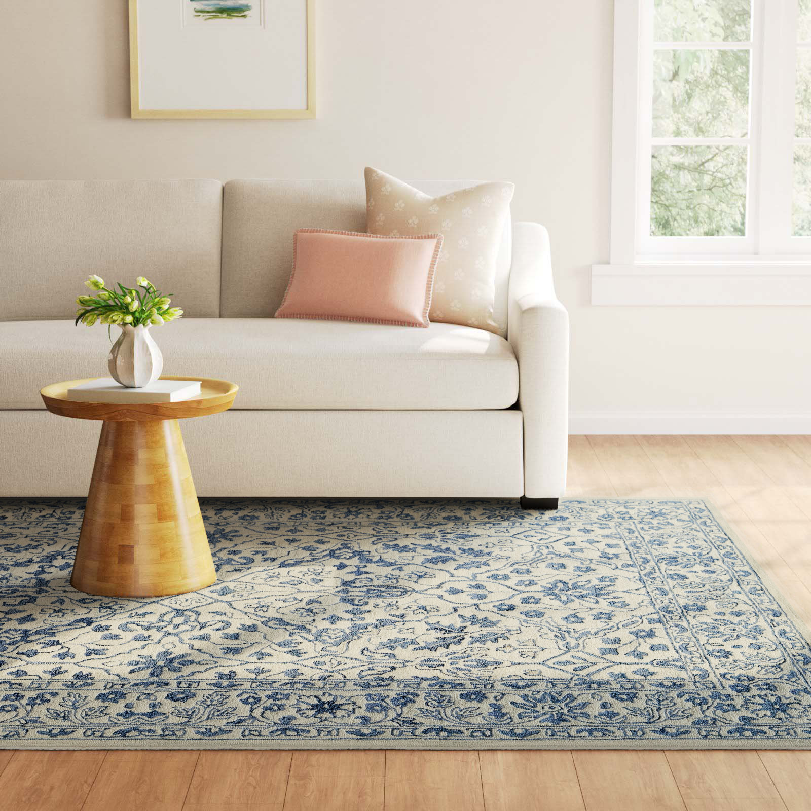 Bayford Handmade Wool Rug, Rectangle 8' x 10'