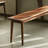 Simple Rectangular Black Walnut Dining Table Set-110434410