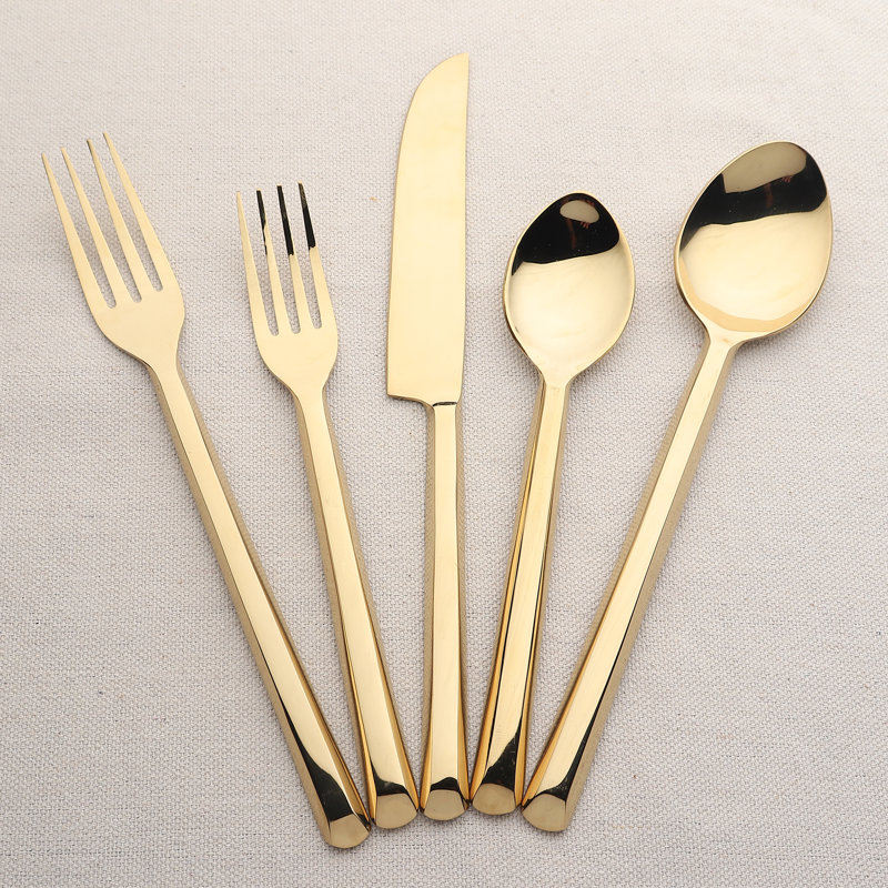 Prinsburg 5 Piece Flatware Set, Service for 1