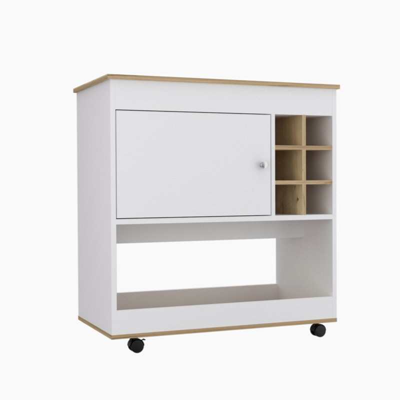 Wood Bar Cart