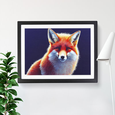 Fox In Watercolour - Single Picture Frame Painting
