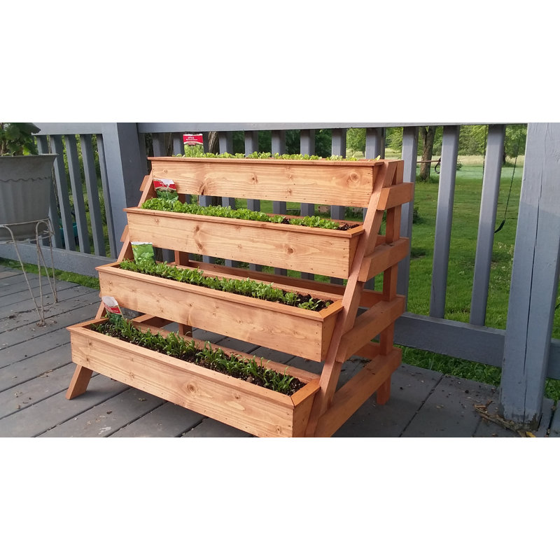 Jardin vertical en bois Therese