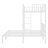 Twin Over Twin & Twin Bunk Beds For 3, Twin XL Over Twin & Twin Bunk Bed Metal Triple Bunk Bed, White-1554565408