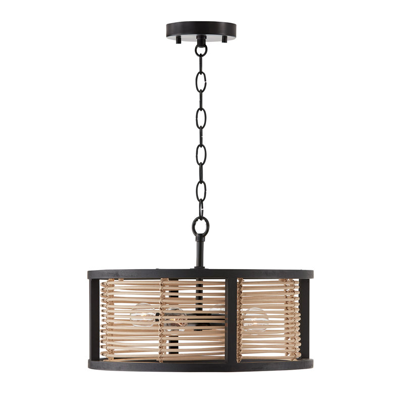 4 - Light Matte Black Pendant