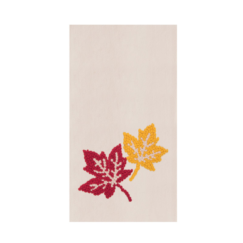 Torchon 100% coton Falling Leaves
